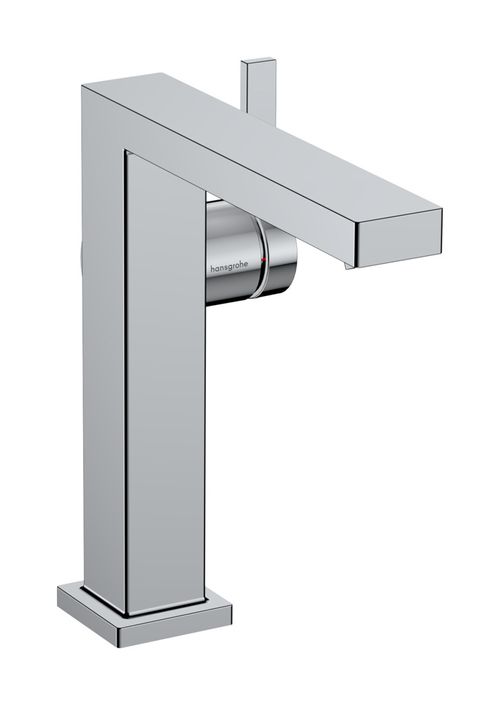 Hansgrohe-HG-Tecturis-E-Einhebel-Waschtischmischer-150-Fine-CoolStart-EcoSmart-mit-Push-Open-Ablaufgarnitur-Chrom-73040000 gallery number 1